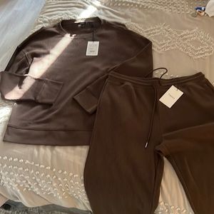 Theory Sweatshirt and Pants NWT